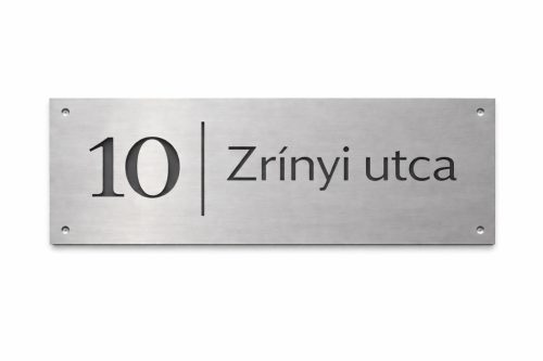 SZÁLCSISZOLT rozsdamentes